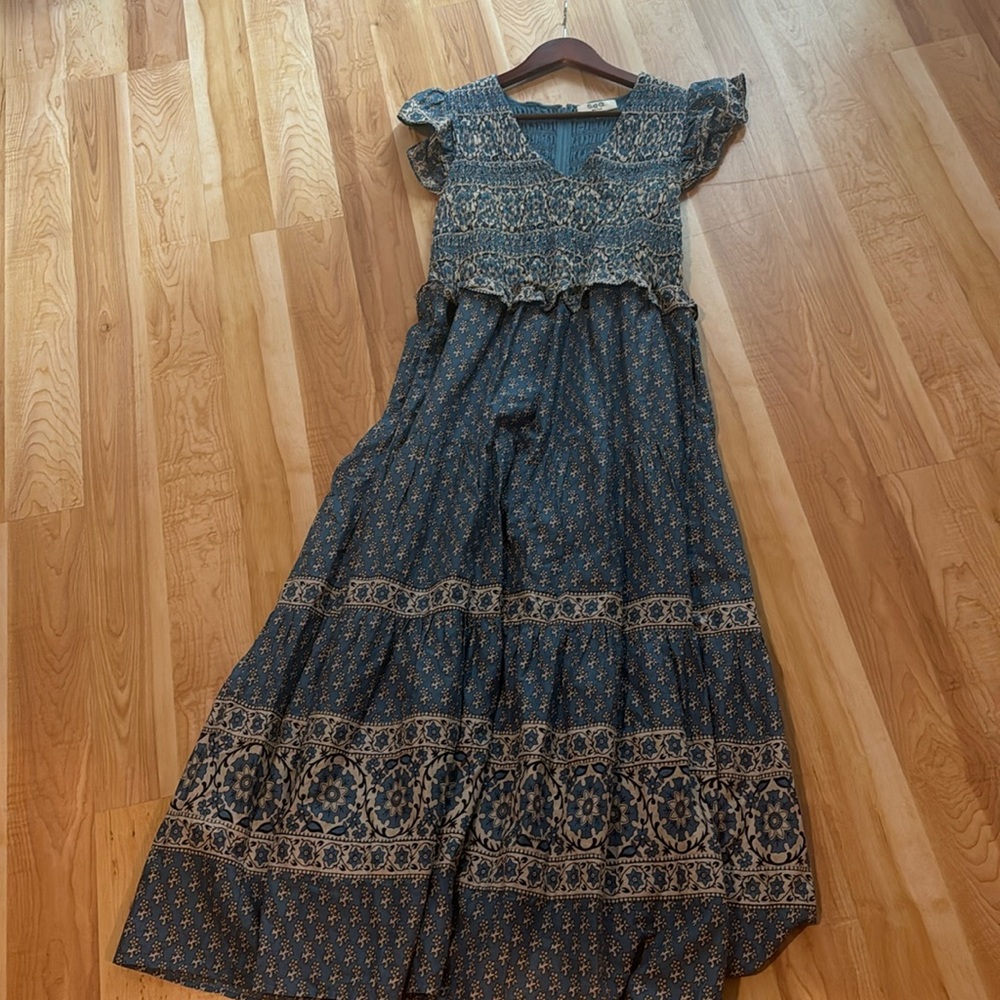 Sea New York Blue and White dress